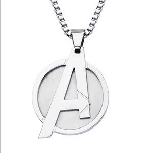 Marvel avengers logo pendant necklace